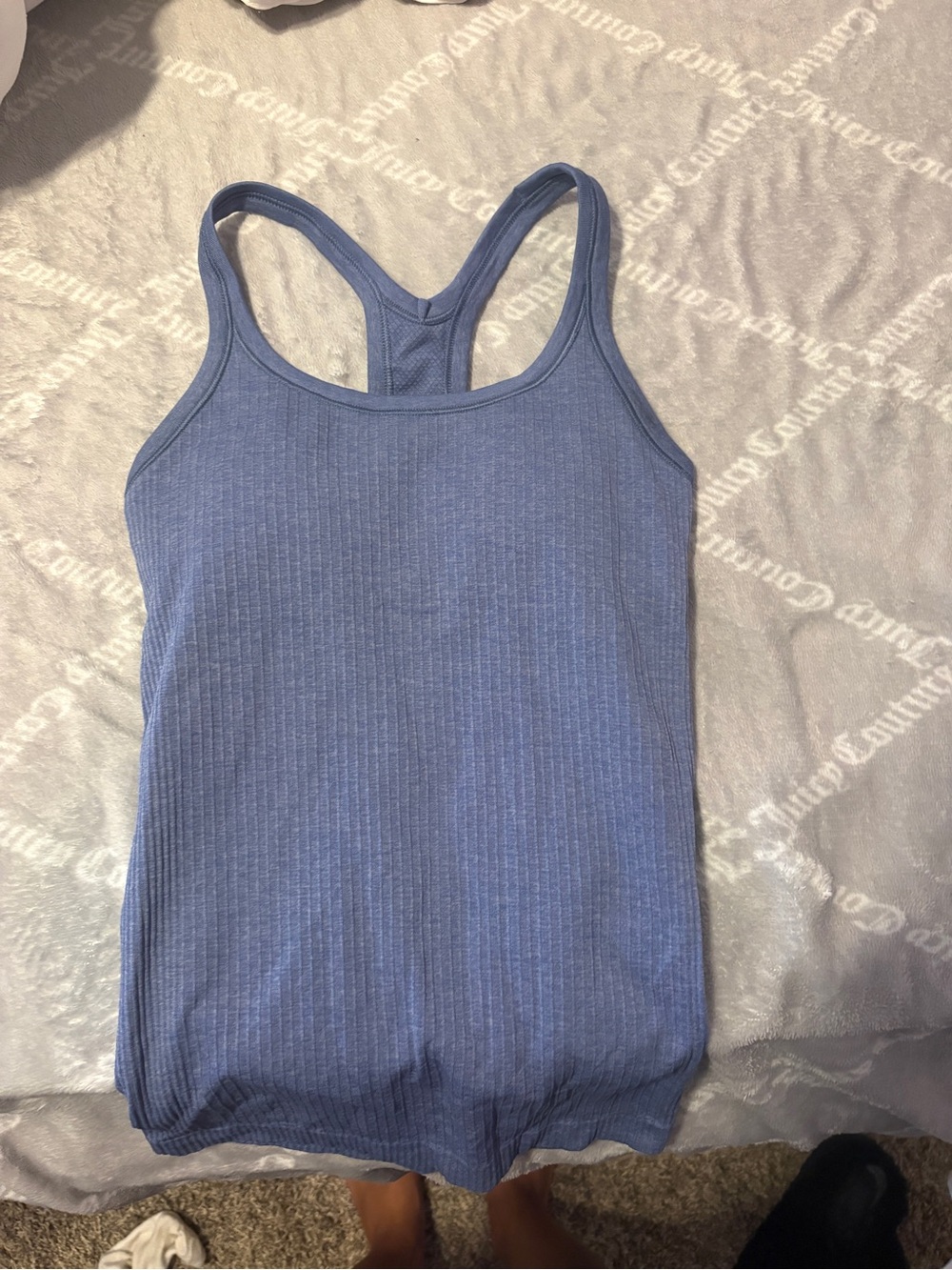 lululemon athletica Ribbed Racerback Tank - Slate Blue